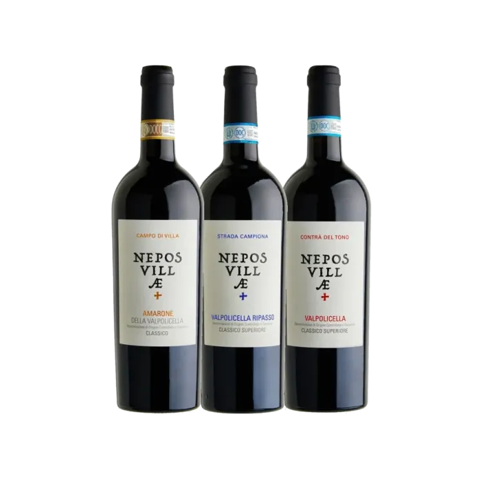 Vinæske med 3 flasker Valpolicella