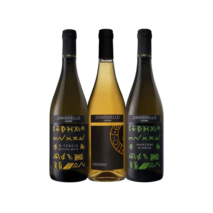 Three bottle pack “Zanovello's whites"
