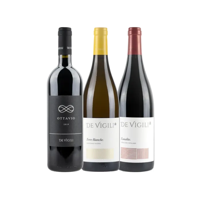 Vinæske med 3 flasker De Vigili classic