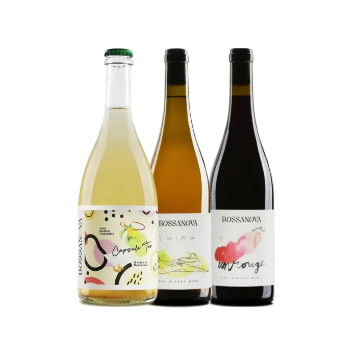 Vinæske med 3 flasker Unique by Bossanova