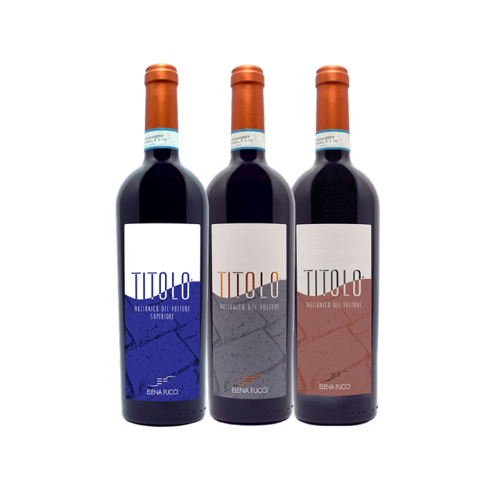 Three bottle pack “Titolo"