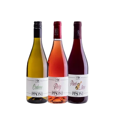 Vinæske med 3 flasker Red, white and… 