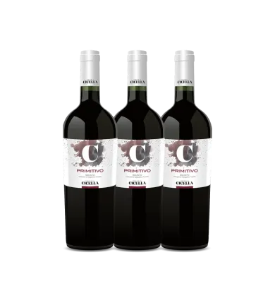Three bottle pack “Primitivo”