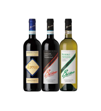 Confezione da tre bottiglie “I piemontesi”