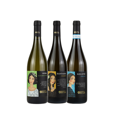 Confezione da tre bottiglie “Bianchi dell’isola”