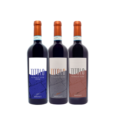 Confezione da tre bottiglie “Titolo"