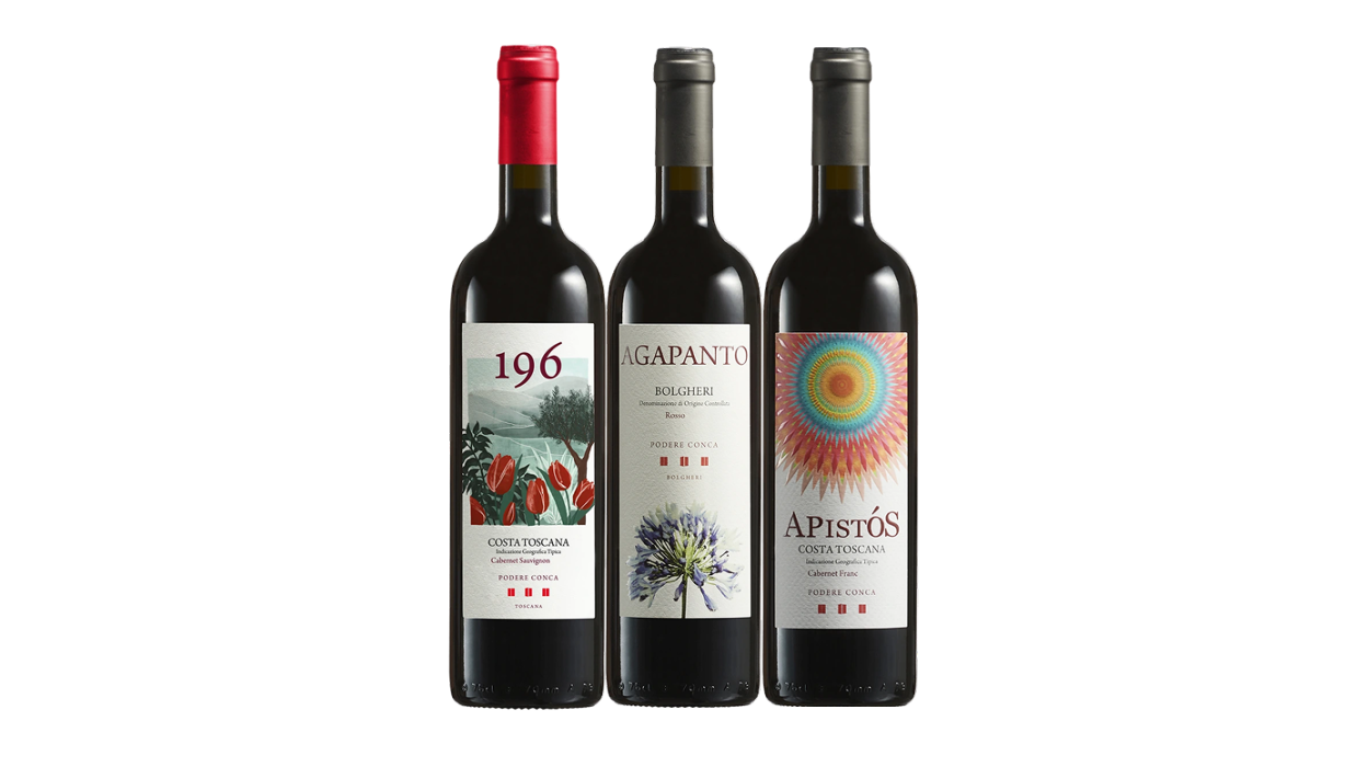 Vinæske med 3 flasker Cabernet