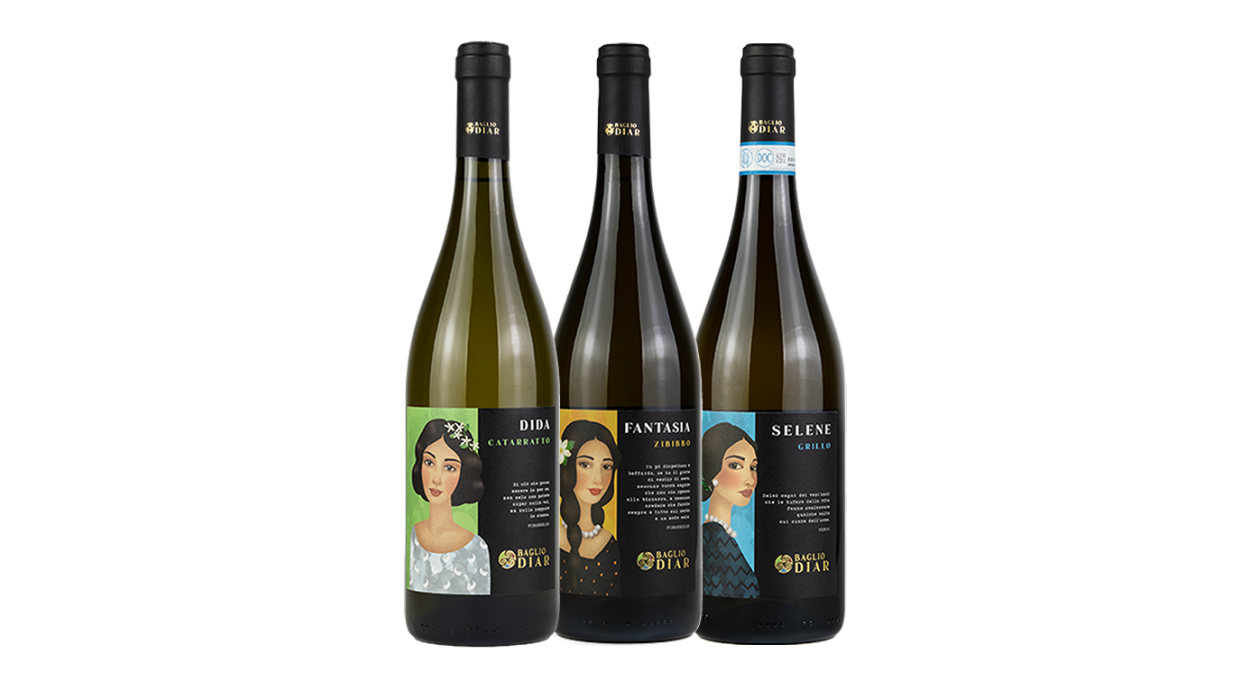 Confezione da tre bottiglie “Bianchi dell’isola”
