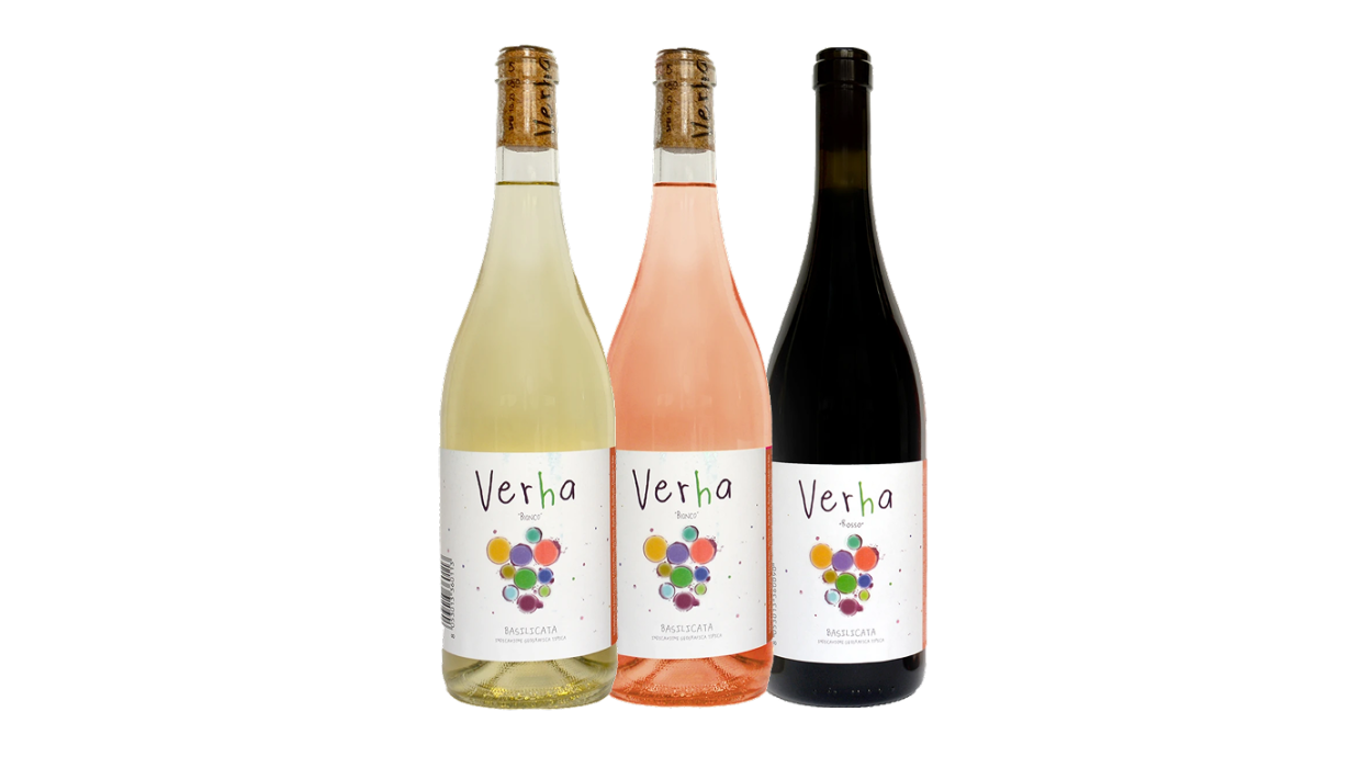 Vinæske med 3 flasker Verha