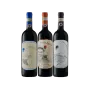 Vinæske med 3 flasker Chianti selection